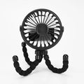 Ventilateur Clip pour Poussette Bébé HOMEFISH – Oscillant, USB, Trépied Flexible